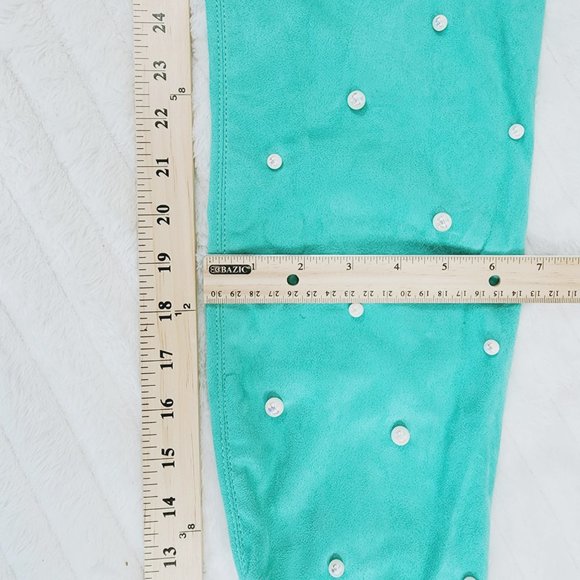 Mint Green Faux Stretch Suede Platform High Heel Thigh High Boots - Picture 5 of 16